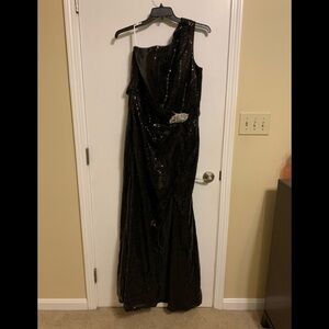 Sequined Formal Gown